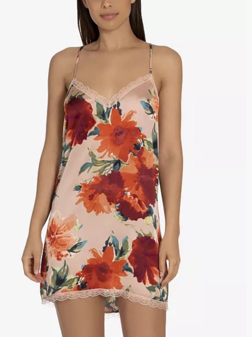 Midnight Bakery Orianna Printed Chemise Nightgown Lingerie